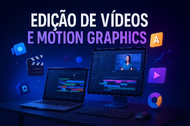 EDIÇÃO DE VÍDEOS E MOTION GRAPHICS